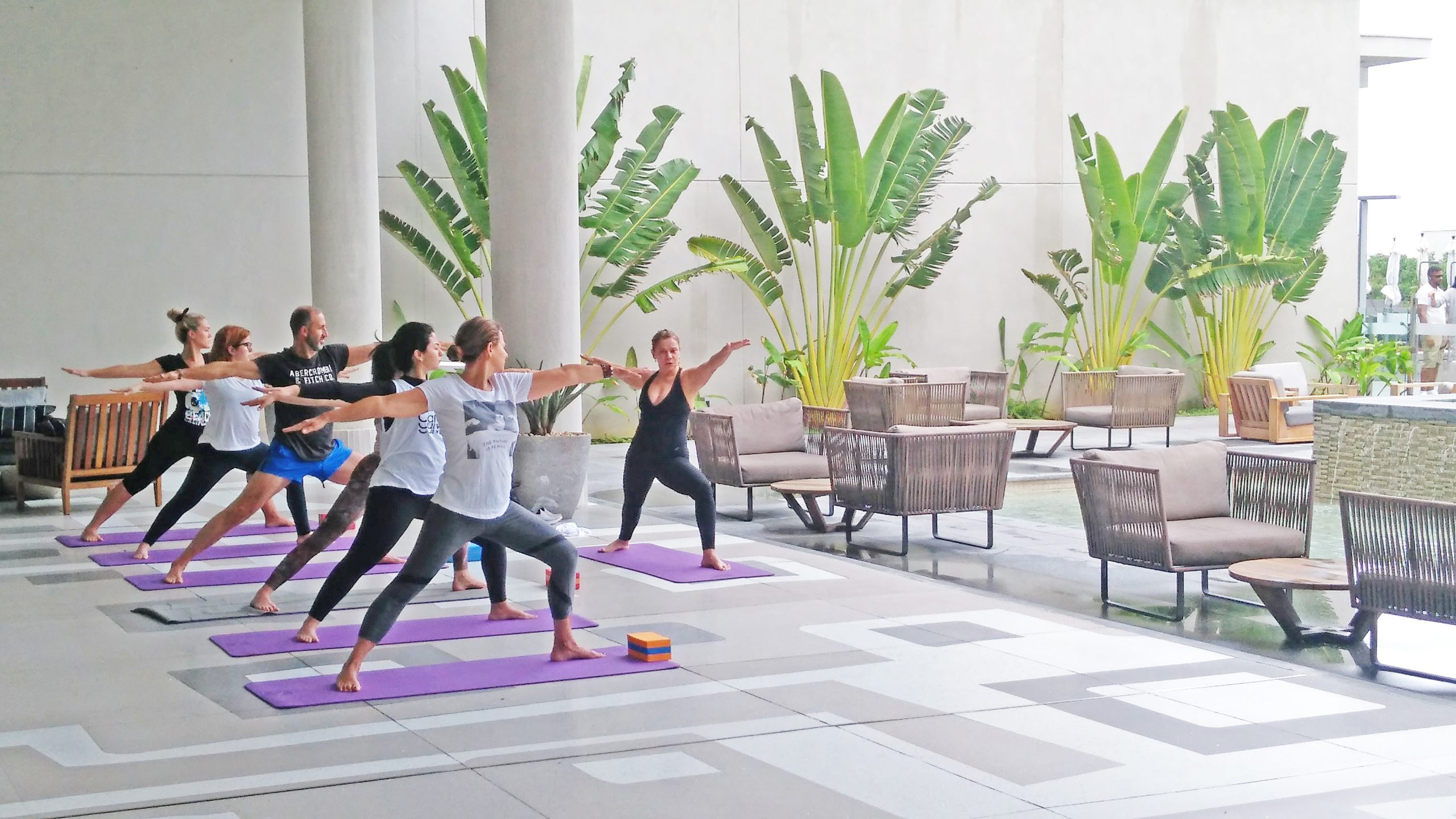 Atividades de Yoga no Resort Hyatt Rio de Janeiro