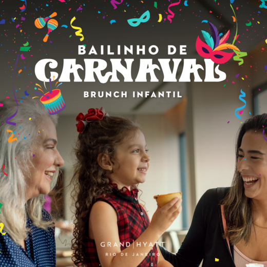 Brunch e Carnaval para crianças no Rio de Janeiro