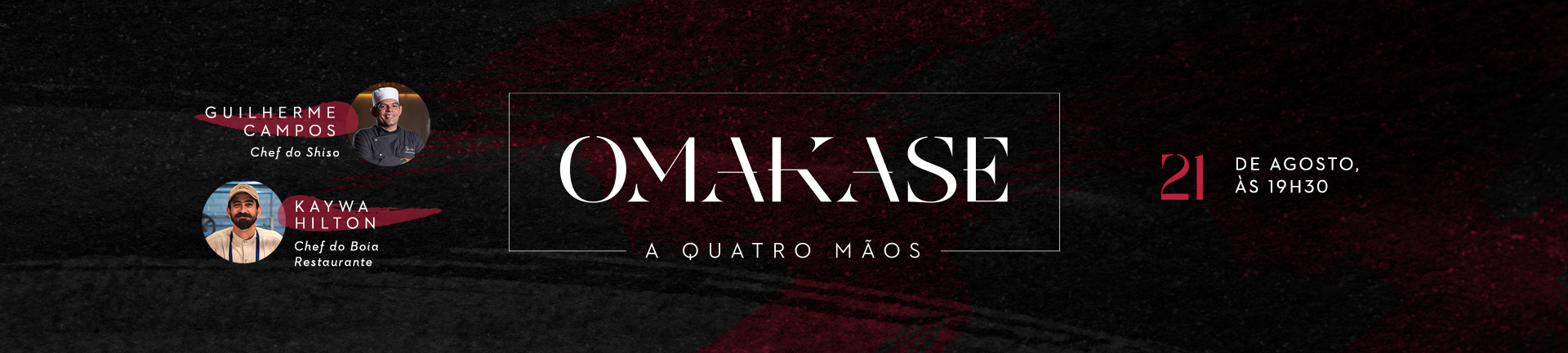banner mobile omakase evento gastronômico no rio de janeiro