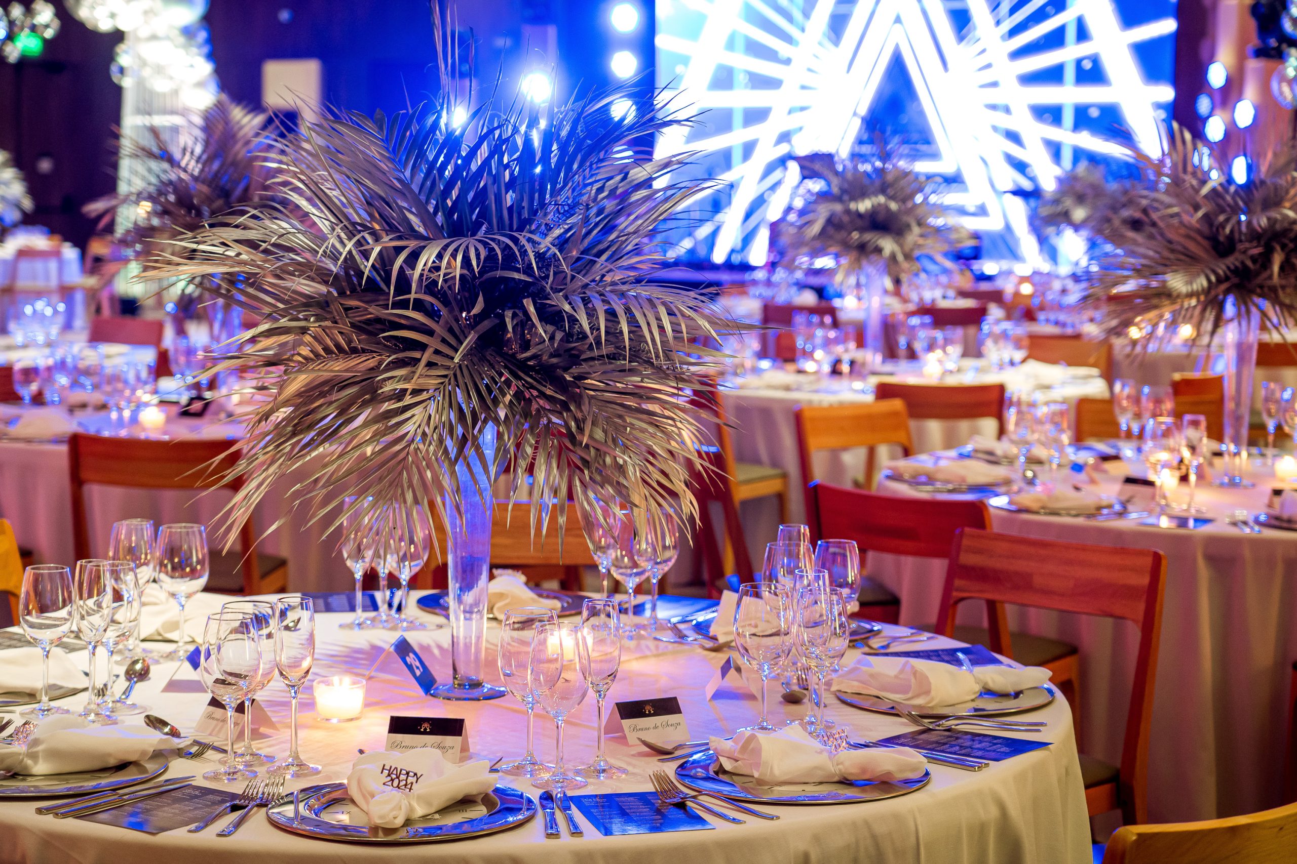 Mesas do Réveillon Grand Ballroom