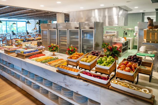 Variadas frutas brasileiras do Hyatt RJ