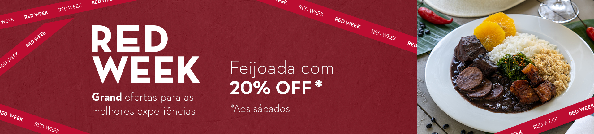 Feijoada 20% OFF Red Week