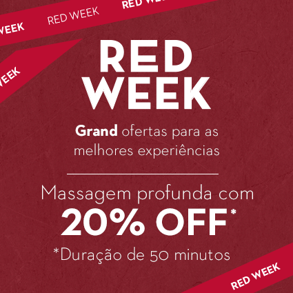 Oferta Massagem Relaxante 20% OFF