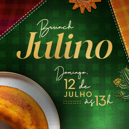 Brunch Julino no dia 12/07 no Grand Hyatt Rio de Janeiro