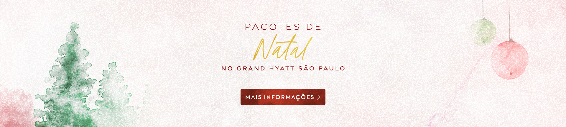 Pacote de Natal do Grand Hyatt São Paulo