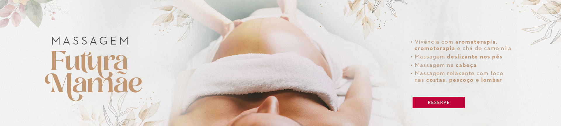 Massagem futura mamãe