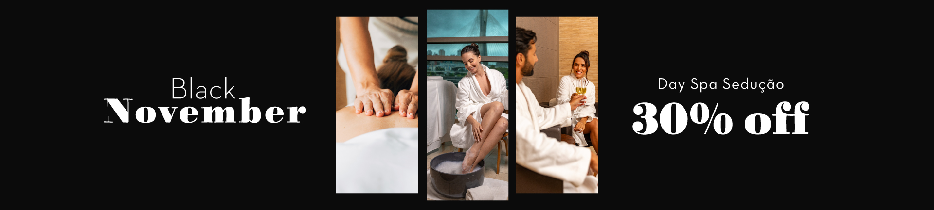 Banner de black november Spa Sedução na Barra da Tijuca do Grand Hyatt