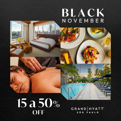 Oferta Black November Hyatt São Paulo 15 a 50% de desconto