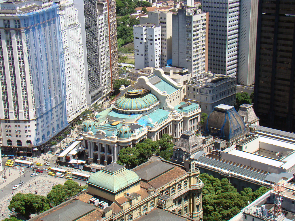 Centro do Rio de Janeiro visto de cima