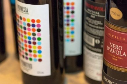 Vinhos em pé