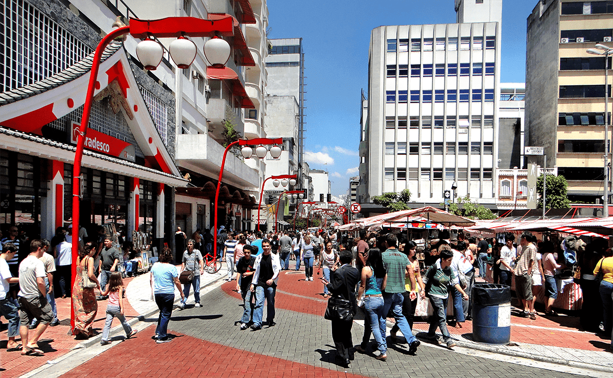 Férias em São Paulo no bairro da Liberdade