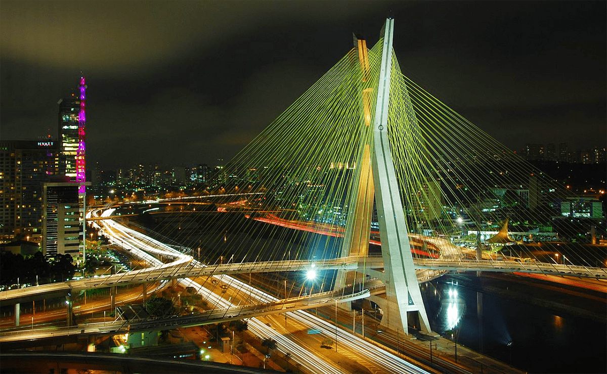 Cartão postal de São Paulo