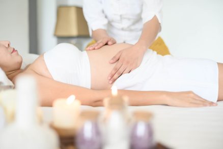 massagem para gestantes