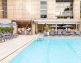 Piscina externa de hotel de luxo em São Paulo