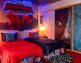Quarto temático do filme Homem-Aranha: Um Novo Dia do Grand Hyatt Rio de Janeiro