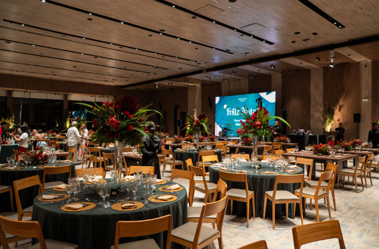 Salão de evento de fim de ano do Grand Hyatt Rio de Janeiro
